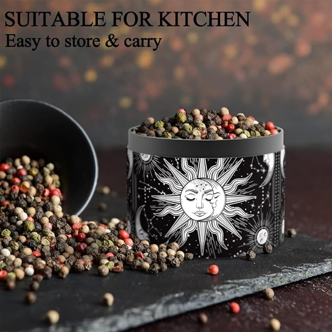 Grinder Spice Grinder for Kitchen, Black & White