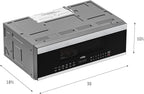 KoolMore 30 Inch Over-The-Range Low Profile Microwave, 1.2 Cu. Ft. Built-in, 10 Power Levels, 13.5” Glass Turntable, 1000-Watt Power, Advanced Air Vent, and Heat Circulation (KM-MLPOT-1SS)