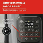 Instant Pot 8Qt Chef Series – 8 in-1 Multi-Cooker: Pressure, Slow, Rice & More – Easy Meals Fast