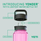 YETI Yonder Water Bottle with Yonder Chug Cap, Lightweight, Leakproof and BPA-Free