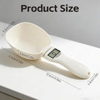 2026 New Digital Measuring Spoon, Digital Food Measuring Scoop Scale 800g / 0.1g High Precision with LCD Screen, Electronic Measuring Spoon for Cooking Baking, Dog Cat Food (2 Pcs)