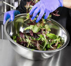 (Set of 5) Stainless Steel Mixing Bowls Set 3-4-5-8-13 Quart Polished Mirror Finish Nesting Flat Base Bowls Commercial Mixing Bowls Prep Bowls