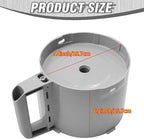 112204S 3 Quart Food Processor Cutter Mixer Bowl, Replacement for Robot Coupe R2 3L Gb, R2 DICE, R2 Dice, R2B, R2N Models