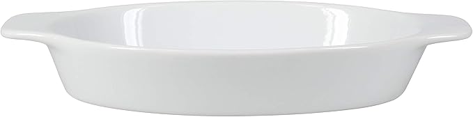 BIA Cordon Bleu Au Gratin Porcelain Baking Dish, Large, White (904998S4SIOC)