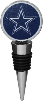 Siskiyou NFL Dallas Cowboys Logo Wine Stopper, One Size, Team Colors