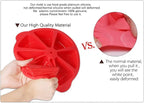 SHEbaking Scone Pan Silicone Triangle Cake Mold for Baking Nonstick Cornbread Pan 8 Cavity Pie Silicone Mold Perfect for Brownies, Muffin, Cupcake, Soap, polenta, or biscuits (Red)