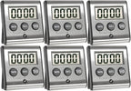 Elegant Digital Kitchen Timer - Stainless Steel Model eT-23, Super Strong Magnetic Back, Loud Alarm, Large Display, Auto Memory, Auto Shut-Off by eTradewinds