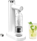 Sparkling Water Maker, Soda Streaming Machine with 1L BPA-Free Carbonation Bottle, Makes Home Fizzy Drinks, Seltzer Carbonated Water Maker, Compatible with Standard 60L CO2 Carbonators (Not Included)