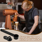 Coffee Scoop & Funnel for K-Cups Reusable, Coffee Spoon with Slide Scoop Measuring Scoo p with Funnel for Filling Water Bottles for Ground Coffe e Protein Powder without Spilling