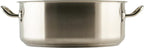 Winco Commercial-Grade Stainless Steel Brazier with Lid, 15 Quart