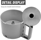 112204S 3 Quart Food Processor Cutter Mixer Bowl, Replacement for Robot Coupe R2 3L Gb, R2 DICE, R2 Dice, R2B, R2N Models