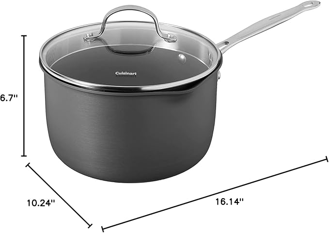 Cuisinart Chef's Classic Saucepan with Cover 3-Quart