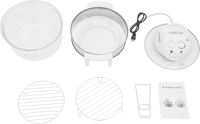 17L Glass Turbo Air Fryer, 1200W-1400W Electric Oven, Automatic Power Off/Knob Control, 360° Viewable Airy Fryer 110V for Home Kitchens Restaurants Family Gatherings