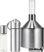 Silver Spice Grinder - Manual Spice Grinder for Home Kitchen Use
