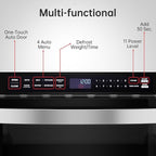 24 Inch Built-in Microwave Drawer, ThermoMate 1.2 Cu. Ft. Microwave Drawer with Automatic Presets, 1000 Watts with 11 Power Levels, Touch Controls, Sensor Cooking, Defrosting Rack, Stainless Steel