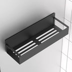 HuggieGems Metal 4 Pack Magnetic Spice Storage Rack Organizer for Refrigerator and Oven, Black Fridge Organizers and Storage