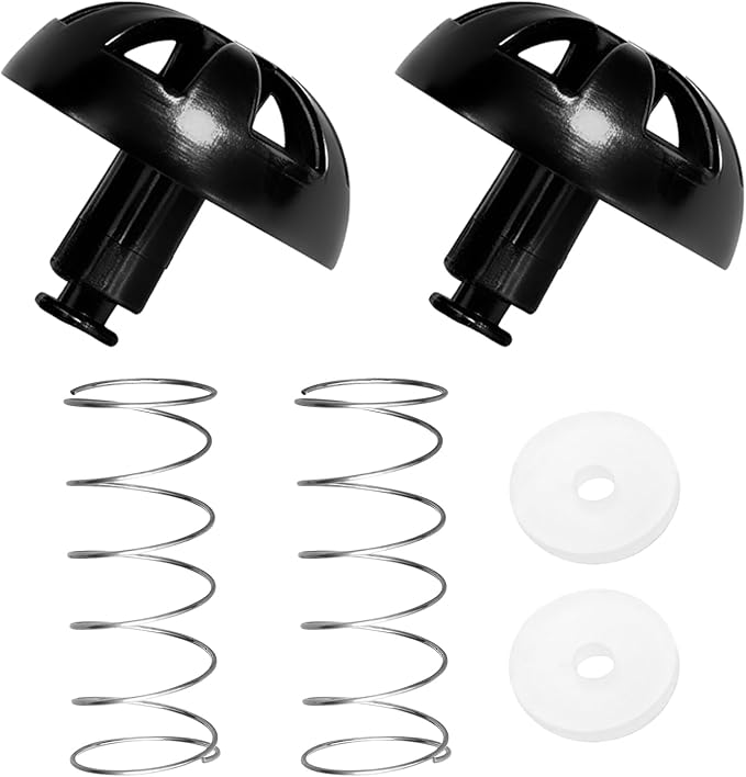2 Pack Coffee Maker Brew Basket Water Stop Valve Kit for Mr. Coffee Black and Decker Hamilton Coffee Maker Parts 990117900 990237500 Coffee Maker Parts for 49976 49954 49947 49966 49957 49958