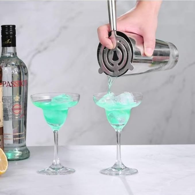 WPHUAW Boston Cocktail Shaker Set, 28 oz & 20 oz Stainless Steel Weighted Shaker Tins, Metal Martini Shaker Drink Mixer for Bartending, Professional Bar Tools for Bartender