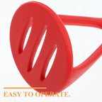 UPKOCH Silicone Potato Masher Small Kitchen Tool Baby Food Smasher Tool Vegetable Ricer Comfortable Grip Red Ideal for Mashing Potatoes Fruits and Vegetables