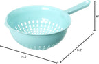 GoodCook colanders, larger, Teal, 3qt (2.8L) (Pack of 1)