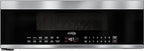 KoolMore 30 Inch Over-The-Range Low Profile Microwave, 1.2 Cu. Ft. Built-in, 10 Power Levels, 13.5” Glass Turntable, 1000-Watt Power, Advanced Air Vent, and Heat Circulation (KM-MLPOT-1SS)