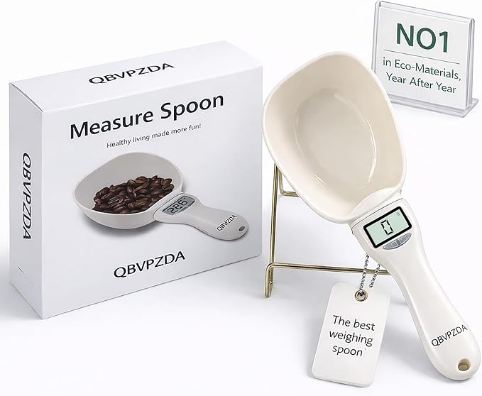 Digital Measuring Spoon - 800g/1g High Precision Kitchen Electronic Food Scale & Cup, Grams Ounces Conversion, Nutritional Calculator for Cooking & Baking, Portable Weighing Tool