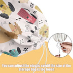 Dog Plastic Bag Holder, Wall Mount Grocery Bag Holder, Plastic Storage bag, Pull Rope Free Adjustment, Plastic Bag Holders for Grocery Bags, Plastic Bag Dispenser for Pantry Kitchen, Dog Lover Gifts