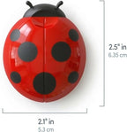 Genuine Fred BAG LADIES, Ladybug Bag Clips, Set of 4, Cute and Durable Food Storage Clips, Keeps Food Fresh, Fun Kitchen Accessories and Great Gift for Ladybug Lovers