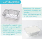 1 Lb Small Aluminum Pans with Lids(40 Pack - 5"×4") Tin Foil Pans Disposable Cookware- Cardboard Lids, for Cooking Baking Party Meal,Takeout Trays - To Go Disposable Food Container