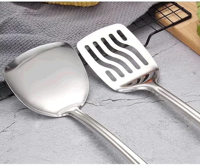 Heat Resistant Soup Spoon Brush Ladle Silicone Non Stick Spatula Kitchen Tools Cooking Utensil Set