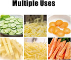 Pelador Multifuncional 2-En-1, Multi Cutter and Julienne Set with Grating Plate Great, 2025 Multifunctional Kitchenware Set with Grating Plate, Double-Edged for Easy Peeling (1 PCS)