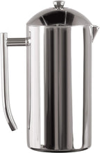 Frieling Double-Walled Stainless Steel French Press Coffee Maker - 44 oz, Polished, Extra Large Stainless Steel Coffee Press for Commercial Use - Camping Coffee Makers & Tea Press