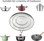 Steamer Rack, 11.81" / 30cm 304 Stainless Steel Removable Legs Multifunction Steaming Stand Holder Rack for Steamer Pot Pans