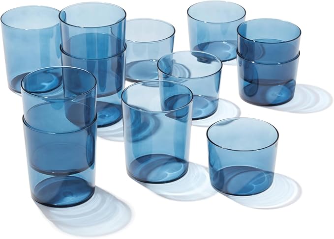 Oneida 896823 Stackables Blue Drinkware, Set Of 12