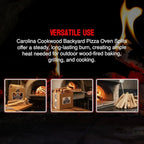 Pizza Oven Wood, 10 to 12‑Inch Firewood Logs, Cherry Hardwood Splits for Wood-Fired Pizza Ovens, USA Made, Sustainably Milled, Approximately 20-25 lbs