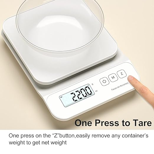 SKEAP Food Scale, 11lb Digital Kitchen Scale with 2 Units LCD Display and Tare Function,Weight Grams and Ounces for Baking Cooking Coffee Package Postage