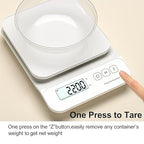 SKEAP Food Scale, 11lb Digital Kitchen Scale with 2 Units LCD Display and Tare Function,Weight Grams and Ounces for Baking Cooking Coffee Package Postage