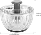 quick press salad spinner and vegetable washer tool for lettuce spinner 3.8L Small capacity Fruit Washing Bowl with fruit washing bowl with strainer dehydrator kitchen appliances