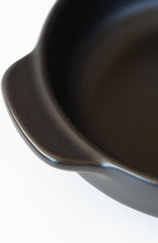 Santo Banko Ware Au Gratin Dish, Small, For One Person Capacity: 9.5 fl oz (270 ml), Heat Resistant, Oven-safe, Direct Fire, Microwave Safe, Dishwasher Safe, Stackable, Black, Made in Japan