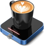 Maestri House Mug Warmer, Electric Coffee Cup Warmer for Desk with 3-Temp Settings,Auto Shut Off, Constant Temperature Heating for Beverage, Milk, Tea and Hot Chocolate at Home & Office (Blue)