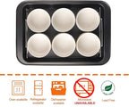 Ramekins Set with 6 Silicone Lids, Mothers Day Gifts Creme Brulee Making Set, Set of 6 Porcelain Ramekins, Oven Safe Covered Bowls & Soufflé Ramiken