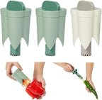 Pepper Seed Corers Remover, 3 Pack Fruit Pepper Corer Remover 2 in 1 Bell Pepper Corer Seed Remover Tool, Pepper Deseeder Bell Pepper Corers Tool Pepper Cutter for Vegetables