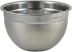 Tovolo Small Stainless Steel Mixing Bowl 1.5 Quart Metal Mixing Bowl with Rounded Lip for Easy Pour and Nesting Storage, Dishwasher Safe Quart Metal Bowl for Baking Mixing and Cooking Prep