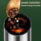 Manual Coffee Grinder - 6 Adjustable Coarseness Settings, Hand Coffee Grinders, Portable Manual Coffee Bean Grinder for Moka pot, French Press, Drip, Espresso, Gift (Small)