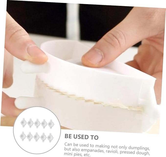 Luxshiny 20 Pcs Dumpling Maker Molds 7cm Diameter Pp Dumpling Press Hand Tool with Fu Character Kitchen Gadget Set