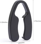 OHMAXHO 4 Pack Wine Foil Cutter for Wine Bottles, 4 Stainless Blades Wine Bottle Foil Cutter Tool, Effortless Wine Seal Cutter Foil Remover, Black Wine Opener Accessory for Wine Lovers