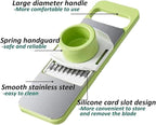 6-in-1 Vegetable Cutter, Mandoline Slicer for Kitchen, Vegetable Slicer Cutter with Multi Blade, Cheese Grater, kitchen gadgets