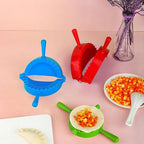 BESPORTBLE 4pcs Dumpling Press Cutter Set Large to Mini Plastic Dumpling Molds Kitchen Gadget for Home Cooking and Wonton Wrapping Random Color