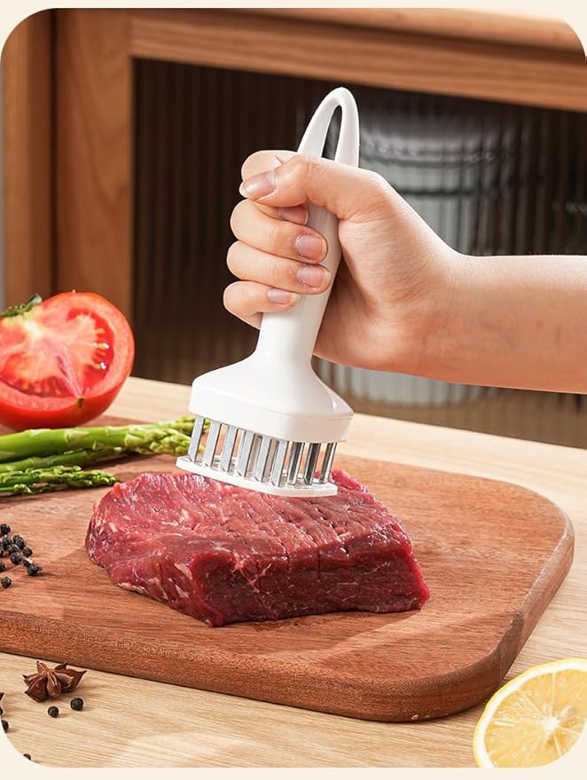 Aliglow Meat Tenderizer Needle Meat Hammer Mallet Tool Pounder For Tenderizing and Pounding Steak, Beef Pork Chicken BBQ And Poultry
