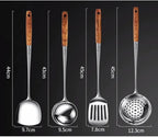 Kitchen Utensils Set，Cooking Utensils Kitchen Tools Gadgets 4 Pieces Sets Spoons for Cooking Spatulas 316 Stainless Steel Cooking Utensils Spatulas Spoons